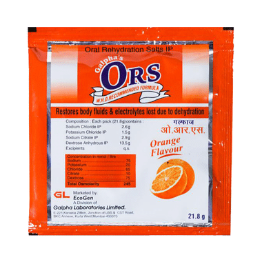 Galpha ORS Sachet Orange