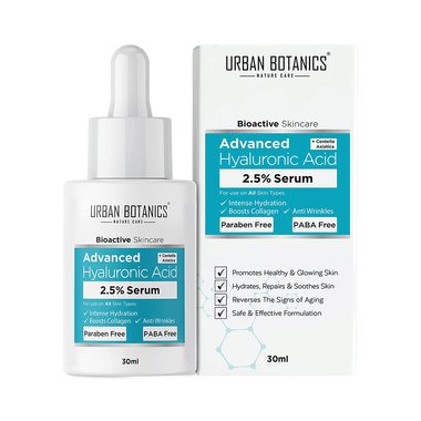 Urban Botanics Advanced Hyaluronic Acid 2.5% Serum