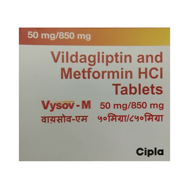 Vysov-M 850mg/50mg Tablet