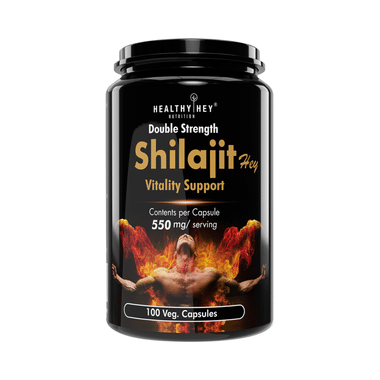 HealthyHey Shilajit Hey Veg Capsule