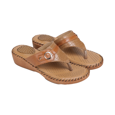 Trase Doctor Ortho Slippers For Women 4 UK Beige 078