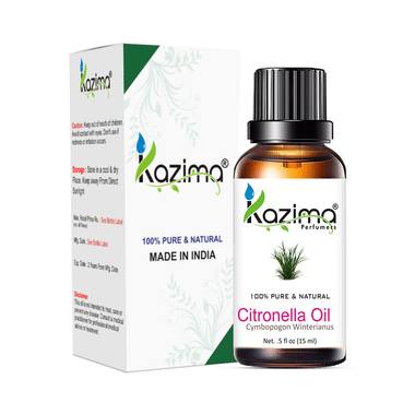 Kazima Perfumers 100% Pure & Natural Citronella Oil