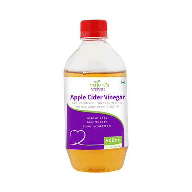 Nature's Velvet Apple Cider Vinegar With Mother Of Vinegar