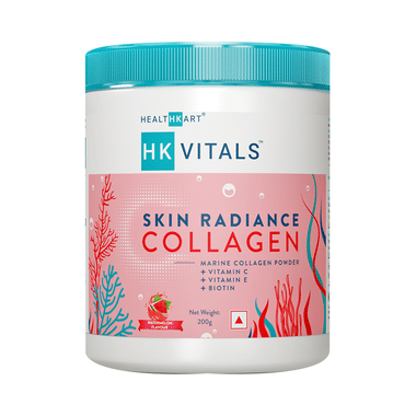 Healthkart HK Vitals Skin Radiance Skin Collagen | Powder With Vitamin C, E & Biotin | Watermelon