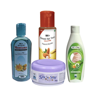 SBL 121 Skin & Hair Care Essentials (Combo Of 4)