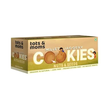 Tots And Moms Millet Jaggery Cookies (150gm Each) Nuts & Seeds