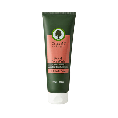 Organic Harvest 6-In-1 Sulphate Free Face Wash