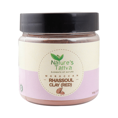 Nature's Tattva Moroccan Rhassoul Clay Red