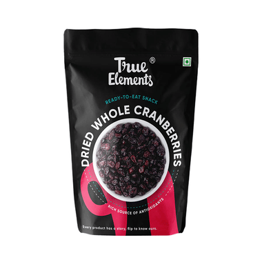 True Elements Dried Whole Cranberries | Rich In Antioxidants