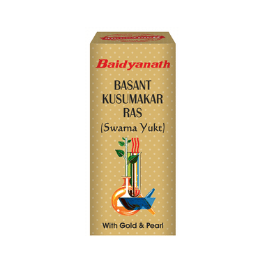 Baidyanath (Noida) Basant Kusumakar Ras (Swarna Yukt) | For Blood Sugar & General Debility