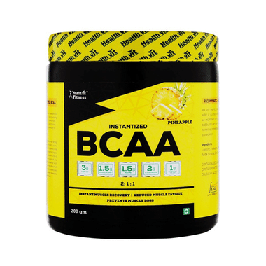 HealthVit Fitness Instantized BCAA 2:1:1 Powder Pineapple