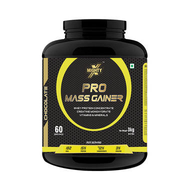 MightyX Pro Mass Gainer Powder Chocolate With Shaker And T-Shirt Free