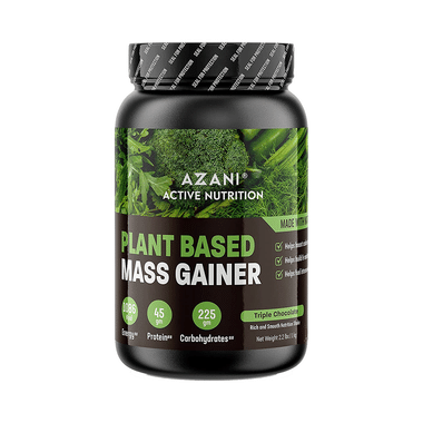 Azani Active Nutrition Plant Based Mass Gainer Triple Chocolate