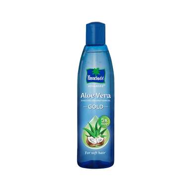 Parachute Advansed 5x Aloe Vera Enriched Coconut Hair Oil Gold | For Soft Hair