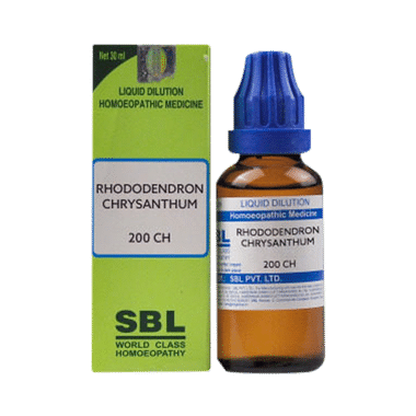 SBL Rhododendron Chrysanthum Dilution 200 CH