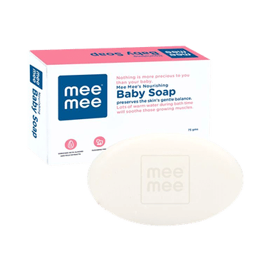 Mee Mee Nourishing Baby Soap with Almond & Milk Extracts Pack of 3