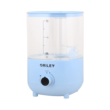 Oriley 2111B Ultrasonic Cool Mist Humidifier Manual Transparent Blue