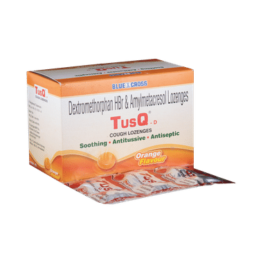 Tusq-D Cough Lozenges Orange