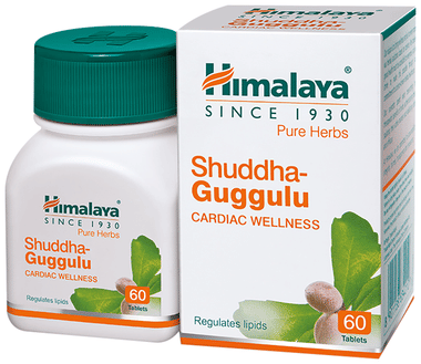 Himalaya Wellness Pure Herbs Shuddha Guggulu Cardiac Wellness Tablet Himalaya Wellness Pure Herbs Shuddha Guggulu Cardiac Wellness Tablet