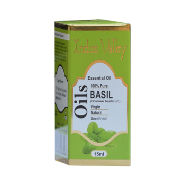 Indus Valley 100% Pure Essential Basil Oil