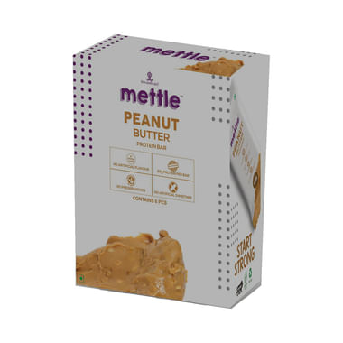 Swasthum Mettle Protein Bar (60gm Each) Peanut Butter