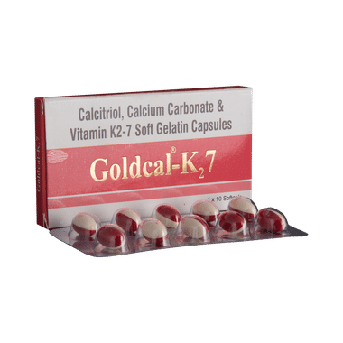 Goldcal-K2 7 Soft Gelatin Capsule