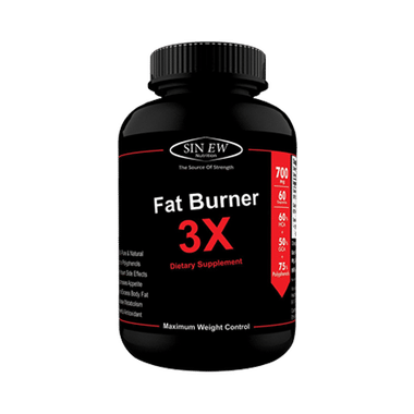 Sinew Nutrition Natural Fat Burner 3X (Green Tea, Green Coffee & Garcinia Cambogia Extract) - 700mg