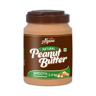 Alpino Natural Smooth Unsweetened Peanut Butter