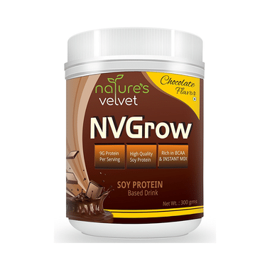 Nature's Velvet Lifecare NVGrow Soy Based Protein Drink Chocolate