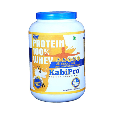 Kabipro 100% Whey Protein With Added Nutrients For Immune Support | Flavour Powder Vanilla