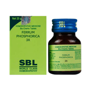 SBL Ferrum Phosphoricum Biochemic Tablet 3X