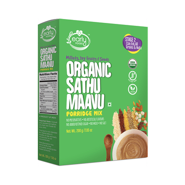 Early Foods Organic Sathu Maavu Porridge Mix