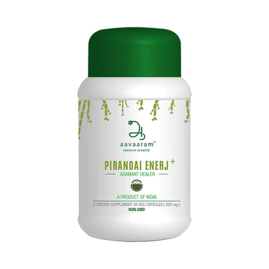 Aavaaram Pirandai Enerj+ 500mg Veg Capsule
