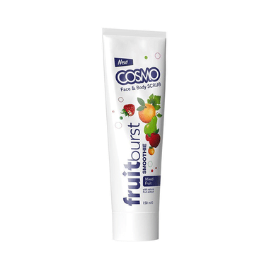 Cosmo Fruit Burst Smoothie Face & Body Scrub Mixed Fruit