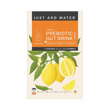 Iyurved Family Prebiotic Gut Drink Lemon