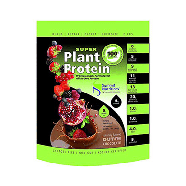 Summit Nutritions Organic Super Plant Protein Powder Dutch Chocolate