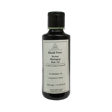 Khadi Pure Herbal Bhringraj Hair Oil No Mineral Oil Paraffin Free