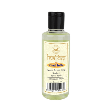 Khadi Leafveda Herbal Neem & Tea Tree Face Wash