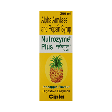 Nutrozyme Plus Syrup Pineapple