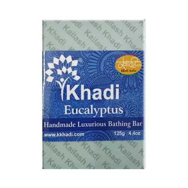 Khadi India Eucalyptus Handmade Luxurious Bathing Bar