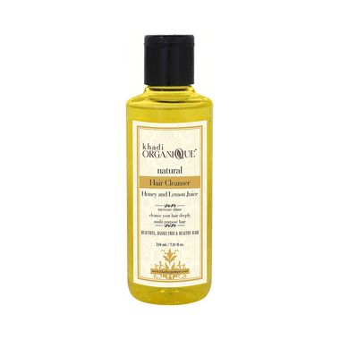 Khadi Organique Natural Hair Cleanser Honey And Lemon Juice