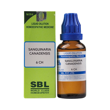 SBL Sanguinaria Canadensis Dilution 6 CH