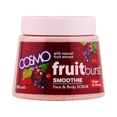Cosmo Fruit Burst Smoothie Face & Body Scrub Grape & Cherry
