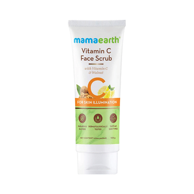 Mamaearth Vitamin C Face Scrub | Paraben & SLS-Free | For All Skin Types