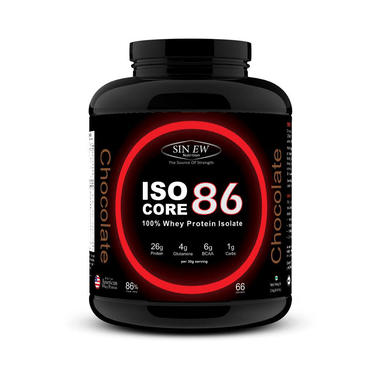 Sinew Nutrition Isocore86 100% Whey Protein Isolate Powder Chocolate