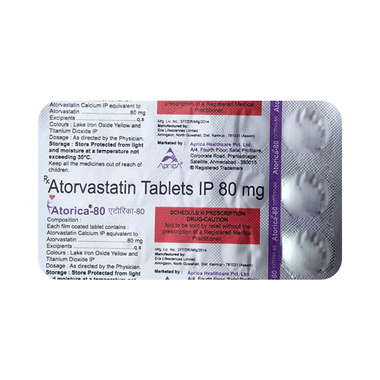 Atorica 80mg Tablet