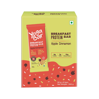 Yoga Bar Breakfast Protein Bar For Nutrition | Flavour Apple Cinnamon