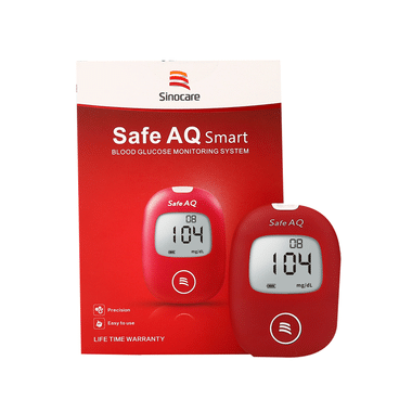 Sinocare Safe AQ Smart Glucometer Blood Glucose Monitoring System