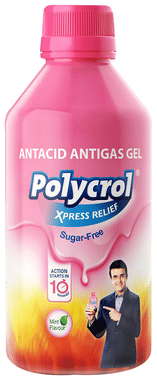 Polycrol Antacid Gel Mint Xpress Relief Polycrol Antacid Gel Mint Xpress Relief