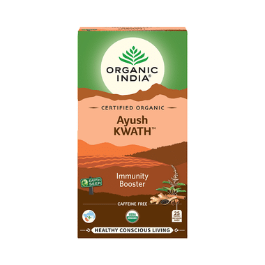 Organic India Ayush Kwath Infusion Bag for Immunity Boost